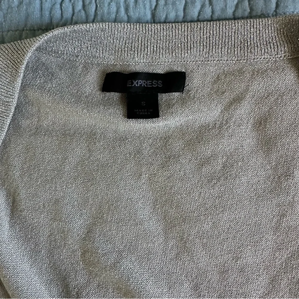 Express Vintage Y2K Silver Gray Bolero Top Cover Up S Crop